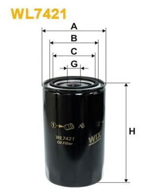 WIX FILTERS wl7421 -  Масляный фильтр